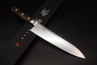 Kaishin high carbon stainless steel Gyuto 210mm Ziricote wood handle